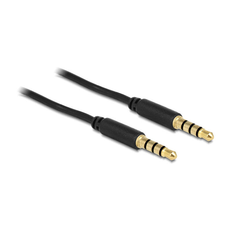 delock-cable-stereo-jack-35-mm-4-pin-2m