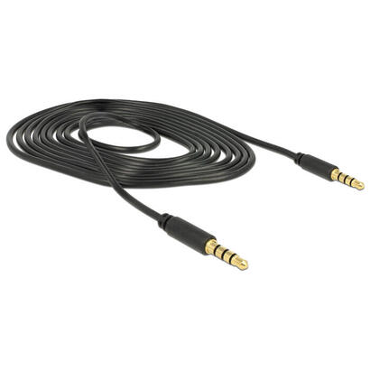 delock-cable-stereo-jack-35-mm-4-pin-2m