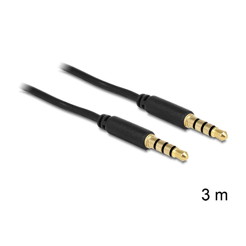 delock-cable-jack-35-mm-4-pin-macho-macho-3-m-negro