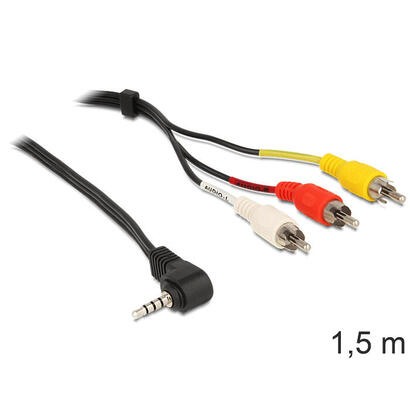 delock-cable-stereo-jack-35-mm-4-pin-acodado-3-x-rca-15-m