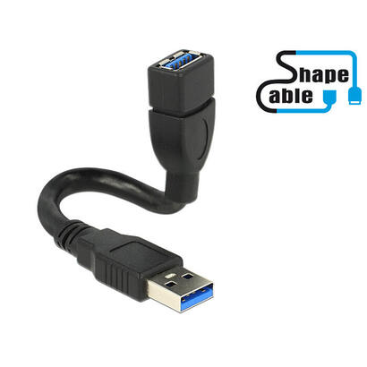 delock-cable-usb-30-a-macho-usb-30-a-hembra-shapecable-015-m