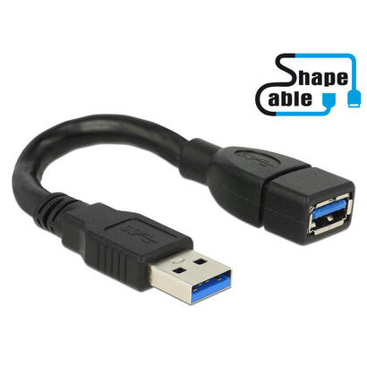 delock-cable-usb-30-a-macho-usb-30-a-hembra-shapecable-015-m