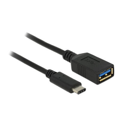 delock-adaptador-superspeed-usb-usb-31-1-generacion-usb-type-c-macho-usb-tipo-a-hembra-15-cm-negro