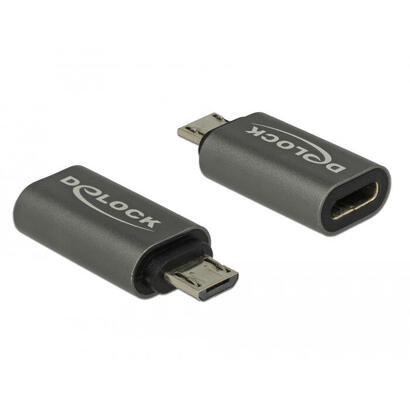 delock-adaptador-usb-20-micro-b-macho-a-usb-type-c-20-hembra-antracita