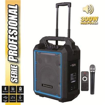 coolsound-pro-300-altavoz-autoamplificado-bluetooth-300w-10-80w-rms-con-bateria-usb-sd-entrada-mic-jack-63mm-1-microfono-serie-p