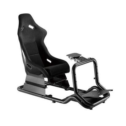 cromad-pro-r3-asiento-simulador-de-carreras-soporte-para-pedales-y-volante-totalmente-ajustable-robusto-peso-max-130kg