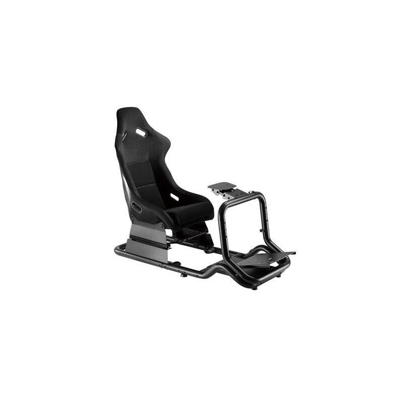 cromad-pro-r3-asiento-simulador-de-carreras-soporte-para-pedales-y-volante-totalmente-ajustable-robusto-peso-max-130kg