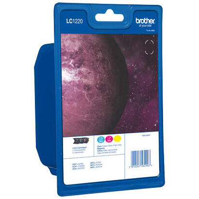 tinta-brother-lc-1220rbwbp-3-piezas-original-cian-magenta-amarillo