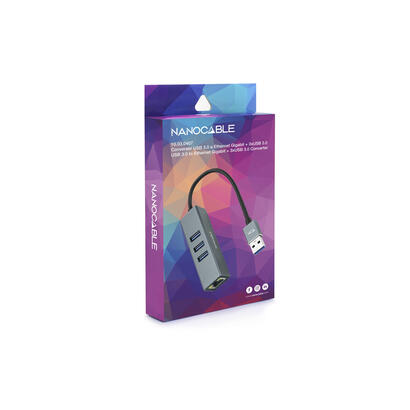 nanocable-adaptador-de-red-usb-30-a-ethernet-gigabit-101001000-mbps-3-puertos-usb-30