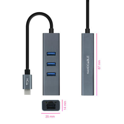 nanocable-adaptador-de-red-usb-c-a-ethernet-gigabit-101001000-mbps-3-puertos-usb-30