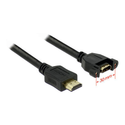 delock-cable-hdmi-a-macho-hdmi-a-hembra-para-instalacion-1-m