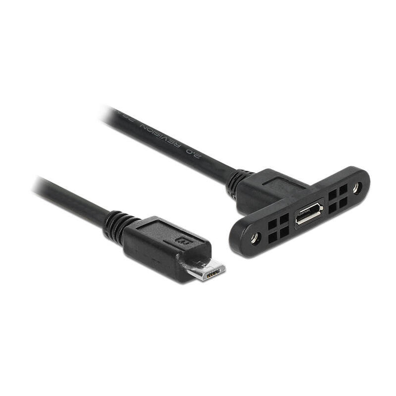 delock-cable-usb-20-micro-b-hembra-instalacion-en-panel-usb-20-micro-b-macho-de-25-cm