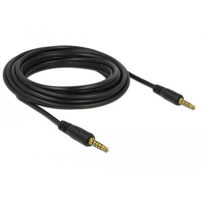 delock-cable-conector-estereo-de-35-mm-de-5-pines-macho-a-macho-de-5-m-negro