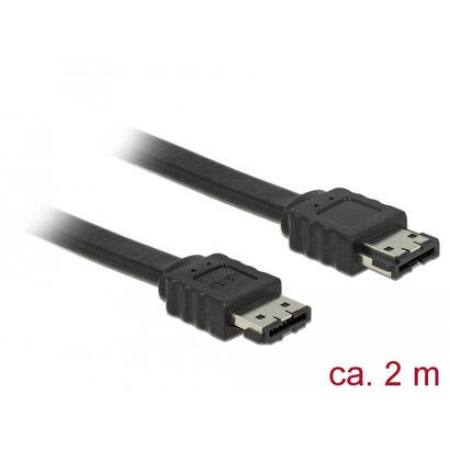 delock-cable-esata-3-gbs-hembra-esata-hembra-200-cm-negro
