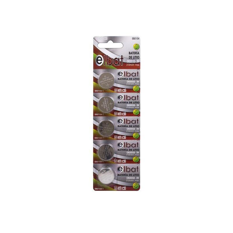 elbat-pack-de-5-pilas-litio-de-boton-cr2032-3v
