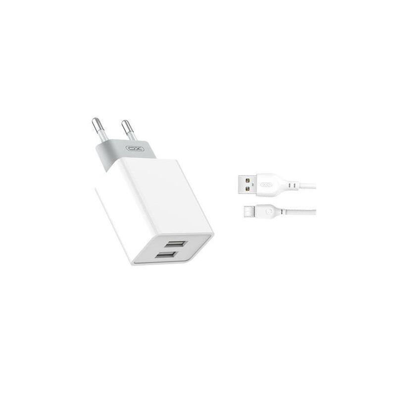 xo-l65-pack-cargador-de-corriente-2x-usb-cable-usb-a-a-usb-c-de-1m