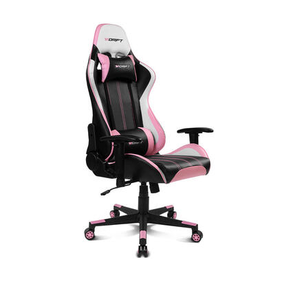 silla-gaming-drift-dr175-rosa-incluye-cojines-cervical-y-lumbar