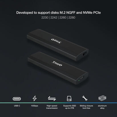 tooq-shura-carcasa-externa-ssd-m2-ngffnvme-usb-c-31-gen2