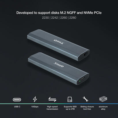 tooq-shura-carcasa-externa-ssd-m2-ngffnvme-usb-c-31-gen2