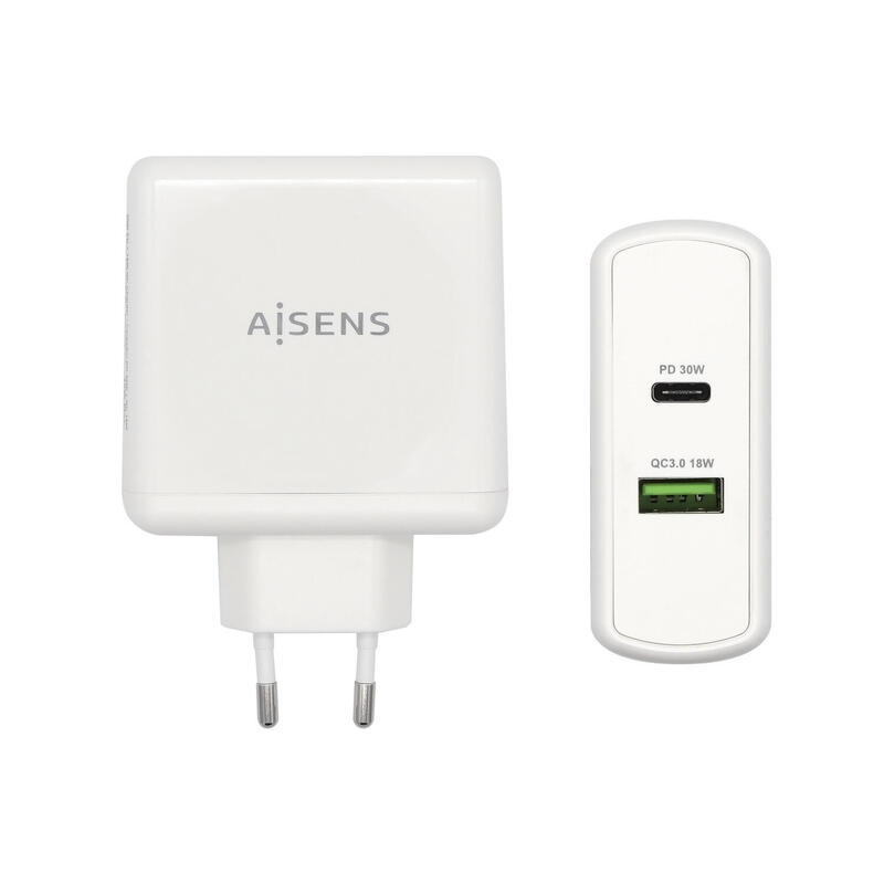 aisens-cargador-para-smartphone-48w-1x-usb-c-pd30-30w-1x-usb-a-qc30-18w
