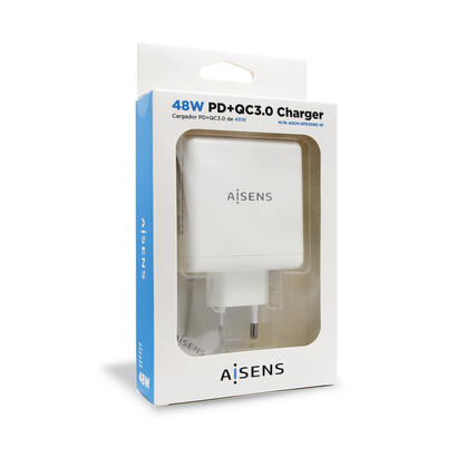 aisens-cargador-para-smartphone-48w-1x-usb-c-pd30-30w-1x-usb-a-qc30-18w