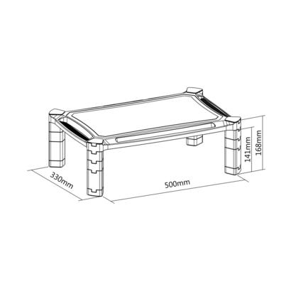 aisens-soporte-elevador-xl-para-monitor-hasta-32-o-portatil-regulable-en-altura-compartimento-guardaobjetos-