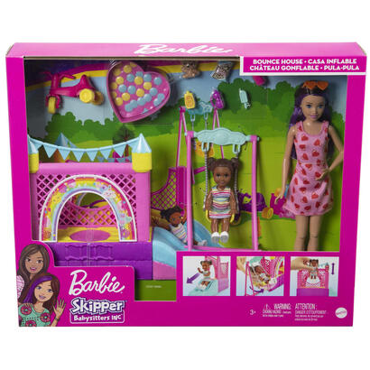 mattel-barbie-skipper-babysitters-inc-castillo-hinchable-con-skipper-nino-pequeno-y-accesorios-hhb67