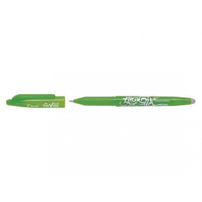 pilot-frixion-ball-erasable-gel-rollerball-pen-07mm-tip-035mm-line-lime-green-pack-12-