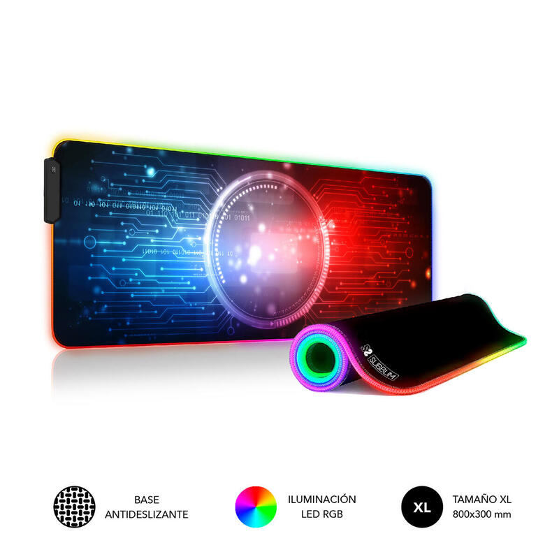 alfombrillatapete-chip-xl-rgb-subblim-80x30cm-iluminacion-rgb-base-antideslizante
