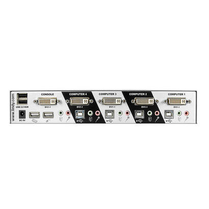 lindy-kvm-switch-dvi-i-single-link-pro-4-port