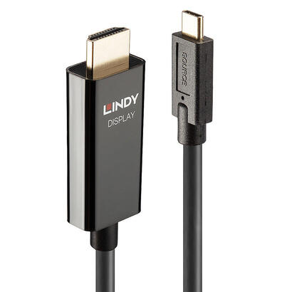 lindy-43315-adaptador-de-cable-de-video-5-m-usb-tipo-c-hdmi-tipo-a-estandar-negro