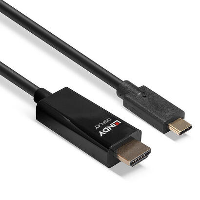 lindy-43315-adaptador-de-cable-de-video-5-m-usb-tipo-c-hdmi-tipo-a-estandar-negro