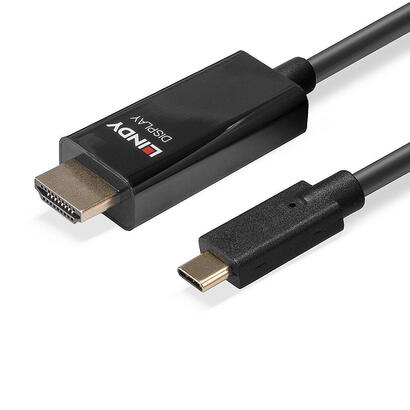 lindy-43315-adaptador-de-cable-de-video-5-m-usb-tipo-c-hdmi-tipo-a-estandar-negro