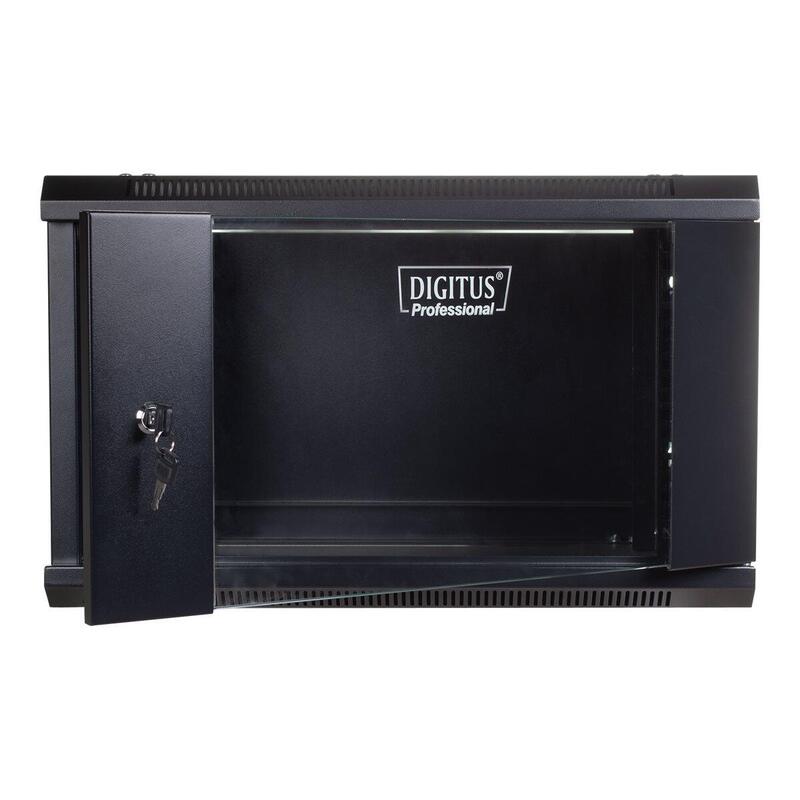 digitus-wall-mount-cabinet-19-4u-279600450mm-glass-door-black-unmounted