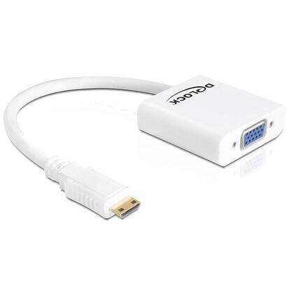 delock-adaptador-delock-mini-hdmi-c-d-sub15-mh-blanco