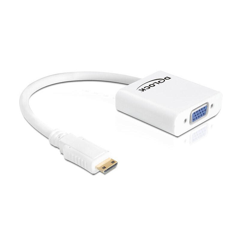 delock-adaptador-delock-mini-hdmi-c-d-sub15-mh-blanco