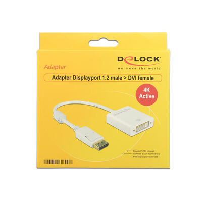 delock-adaptorcable-displayport-12-plug-dvi-245-socket-white-4k-active