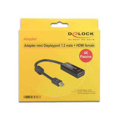 delock-adaptorcable-mini-displayport-12-plug-hdmi-socket-black-4k-passive