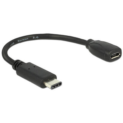 delock-adapter-cable-usb-type-c-20-male-usb-20-type-micro-b-female-15-cm-black