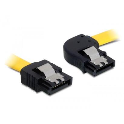 delock-cable-sata-6-gbs-macho-gerade-sata-st-rechts-angular-50-cm-amarillo