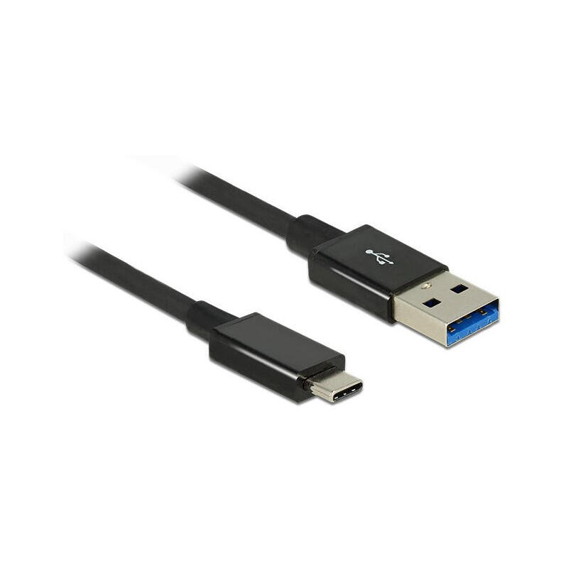 delock-usb-tipo-c-macho-usb-typ-a-macho-1-m-koaxial-negro-premium