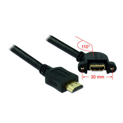 delock-cable-hdmi-a-macho-hdmi-a-hembra-para-instalacion-110-angular-1-m