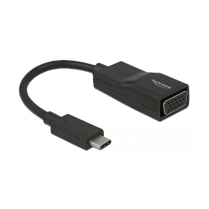 delock-adaptadorcable-usb-tipo-c-macho-vga-hembra-negro