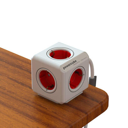 allocacoc-powercube-extended-unidad-de-distribucion-de-potencia-ca-230-v-conectores-de-salida-5-cee-74-rojo-boston