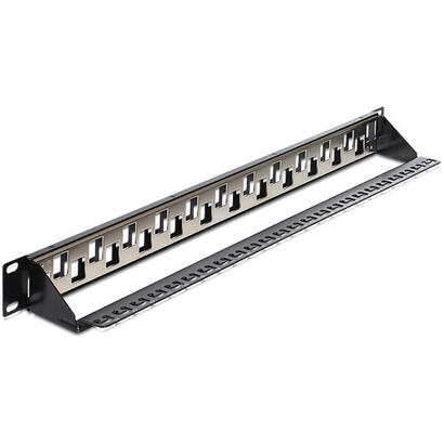 delock-19z-keystone-patch-panel-24-port-staggered-with-strain-relief