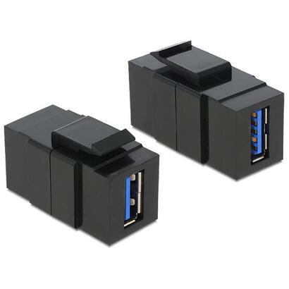 delock-keystone-module-usb-30-a-hembra-usb-30-a-hembra-black