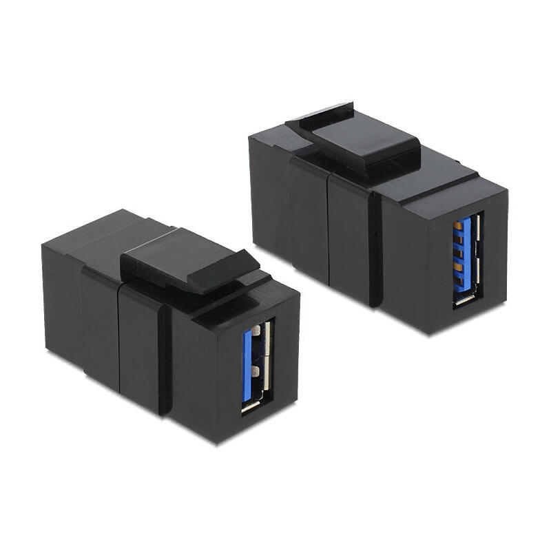 delock-keystone-module-usb-30-a-hembra-usb-30-a-hembra-black