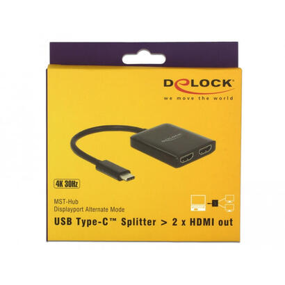 delock-divisor-usb-type-c-modo-alt-dp-2-x-salida-de-hdmi-4k-30-hz