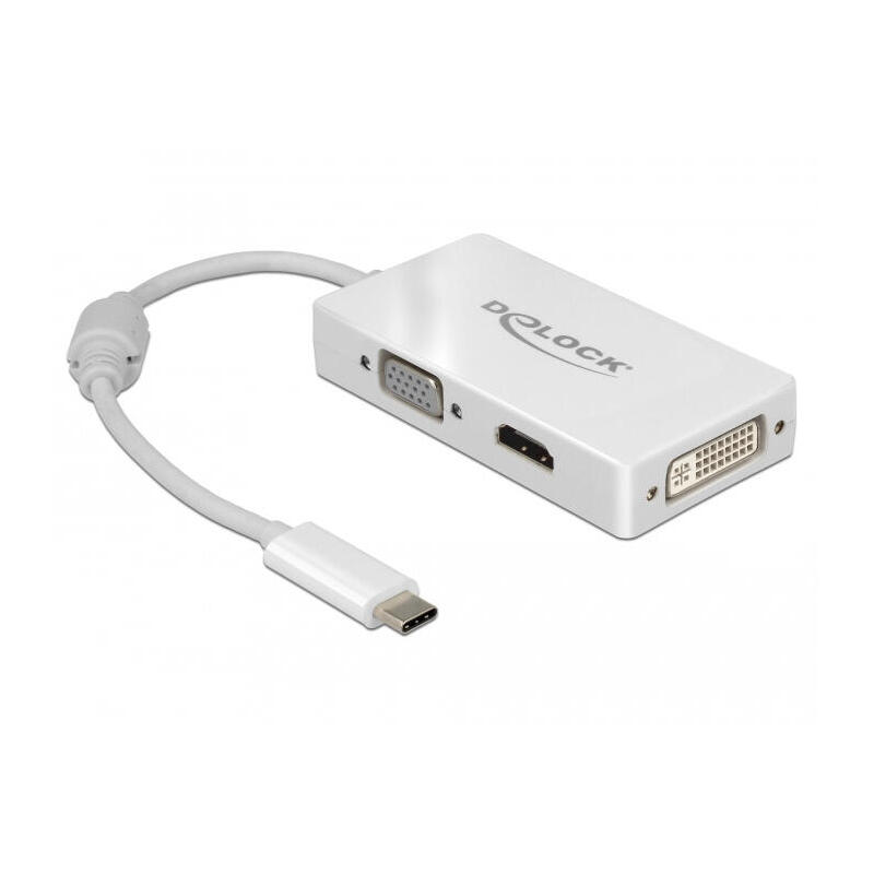 delock-adapter-usb-type-c-male-vga-hdmi-dvi-female-white