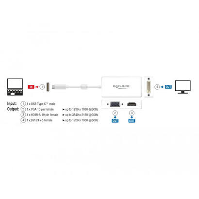 delock-adapter-usb-type-c-male-vga-hdmi-dvi-female-white